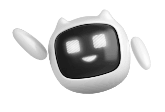 3D illustration of a friendly robot head symbolizing intelligent call routing